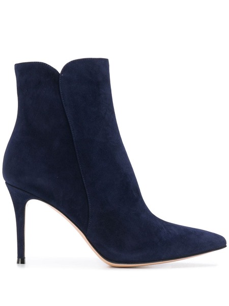  Gianvito Rossi Levy 85mm Ankle Boots - Blue 