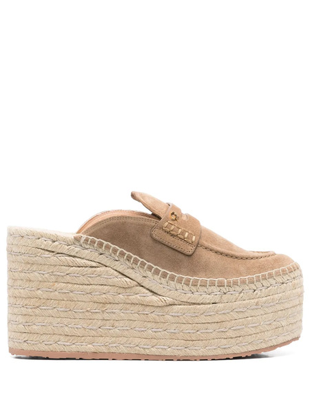  Gianvito Rossi Maxilla Espadrille Mules - Neutrals 