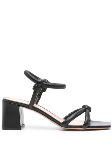  Gianvito Rossi 55mm Juno Sandals - Black 