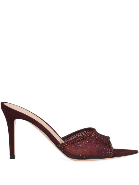  Gianvito Rossi 85mm Rania Sandals - Red 