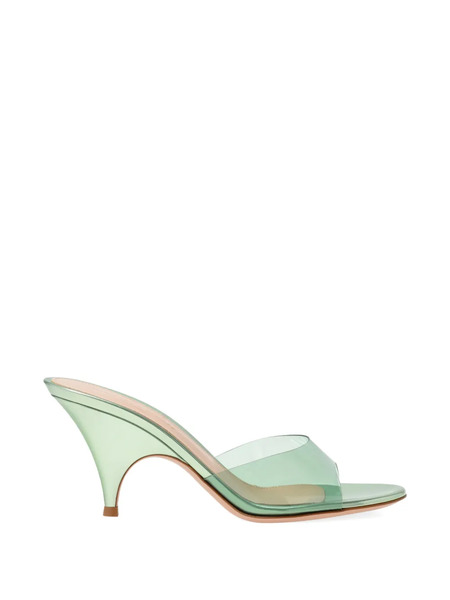  Gianvito Rossi Sofia Cone-heel Mules - Green 