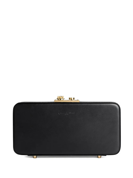  Gianvito Rossi Vali Clutch Bag - Black 