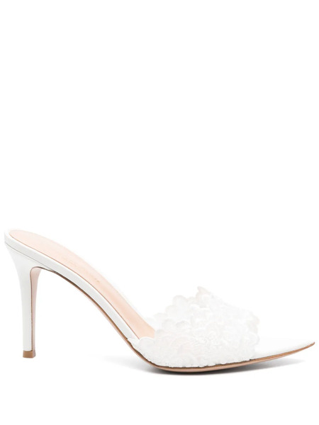  Gianvito Rossi Yvonne Mules - White 