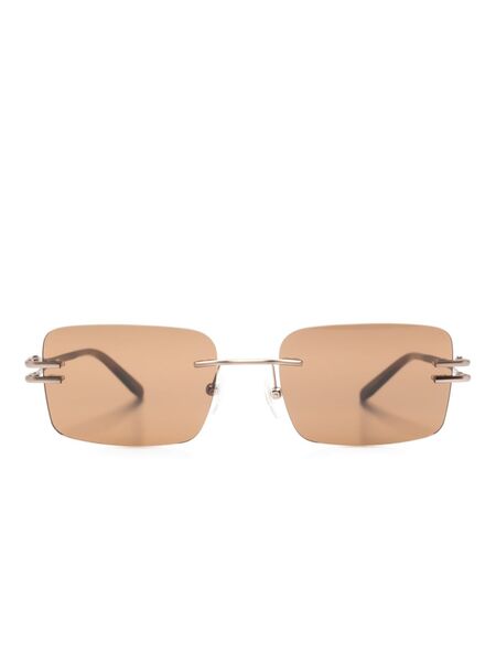  Gigi Studios Ginger Square-frame Sunglasses - Neutrals 