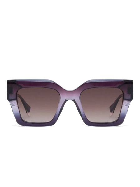  Gigi Studios Kendal Geometric Acetate Sunglasses - Purple 
