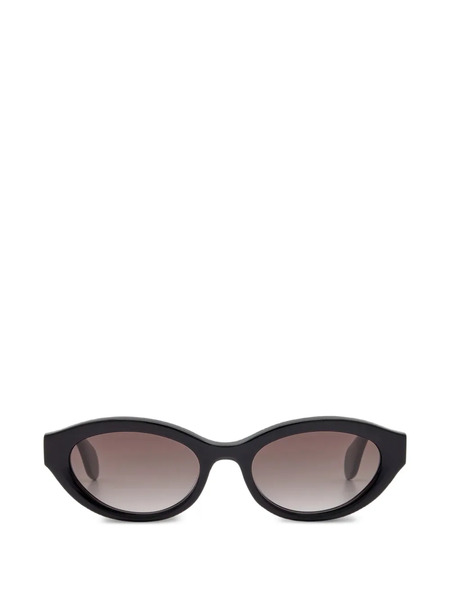  Gigi Studios Mila Oval-frame Sunglasses - Black 