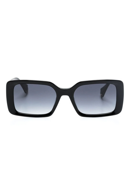  Gigi Studios Rectangle-frame Gradient Sunglasses - Black 