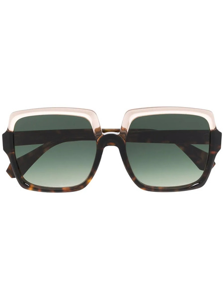  Gigi Studios Square Tinted Sunglasses - Brown 