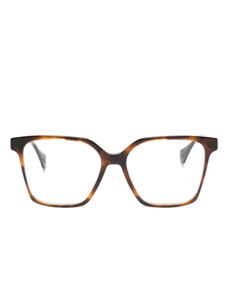  Gigi Studios Tender Square-frame Glasses - Brown 