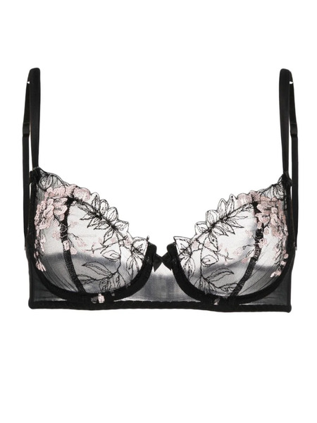  Gilda & Pearl Lace Silk Bra - Black 