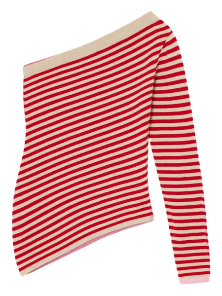  Gimaguas Diana Striped Top - Red 