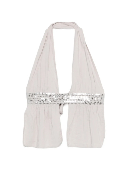  Gimaguas Infinito Sequin Halterneck Top - Grey 