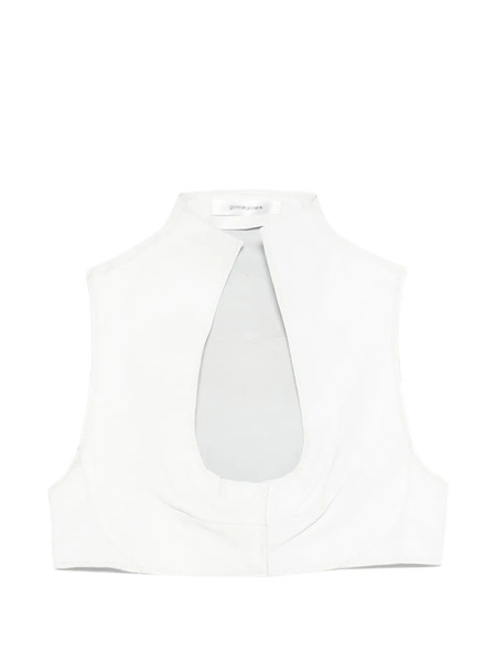  Gimaguas Leather Top - White 