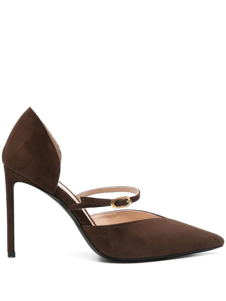  Ginissima 100mm Agnes Pumps - Brown 