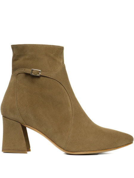  Ginissima 65mm Buckle-embellishment Ankle Boots - Brown 