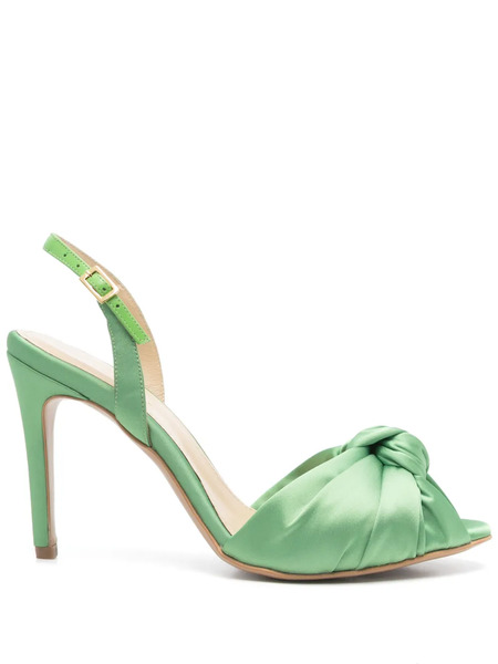  Ginissima 95mm Sofia Sandals - Green 