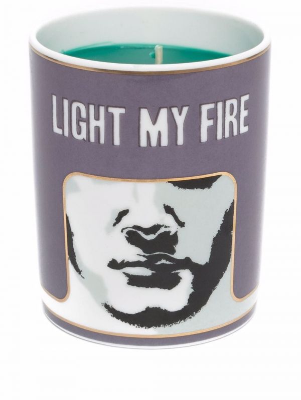  Ginori 1735 Light My Fire Candle - Purple 