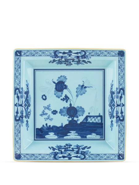  Ginori 1735 Oriente Italiano Square Plate (24.5cm) - Blue 
