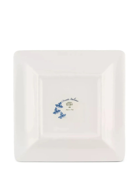  Ginori 1735 Squared Trinket Tray (24.5cm X 24.5cm) - Green 