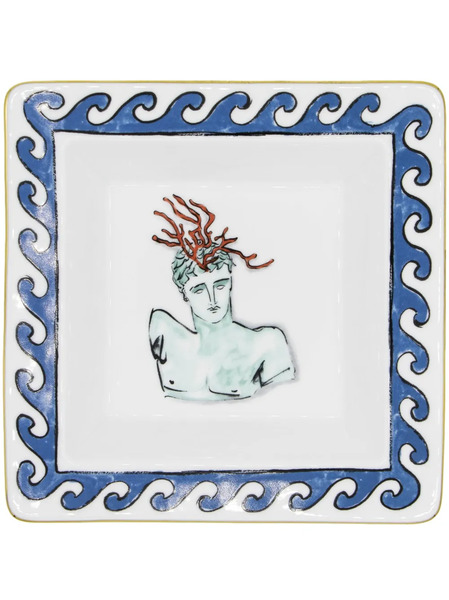  Ginori 1735 Viaggo Di Nettuno Plate - White 