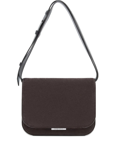  Giorgio Armani Adjustable Strap Shoulder Bag - Brown 