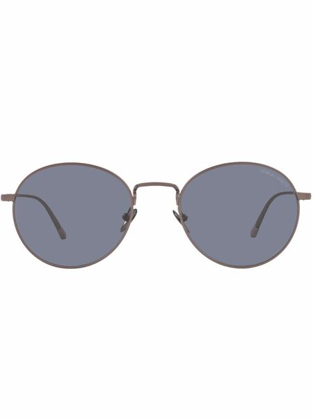  Giorgio Armani Ar6125 Round-frame Sunglasses - Metallic 