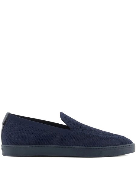  Giorgio Armani Asv Chevron Slippers - Blue 