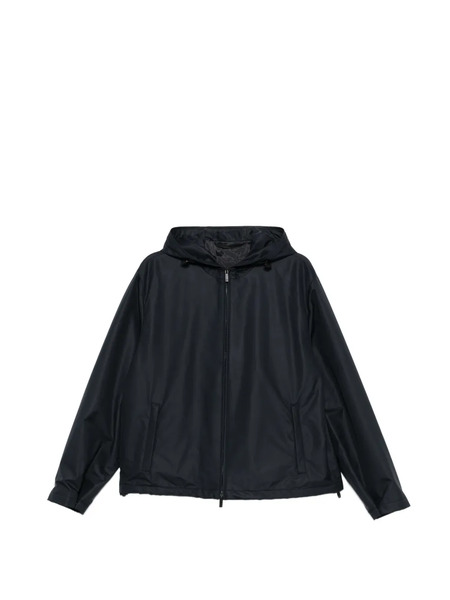  Giorgio Armani Blue Hooded Jacket 