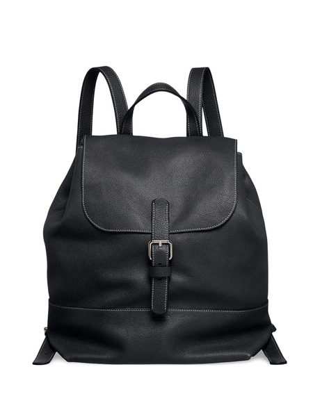  Giorgio Armani Buckled Backpack - Black 