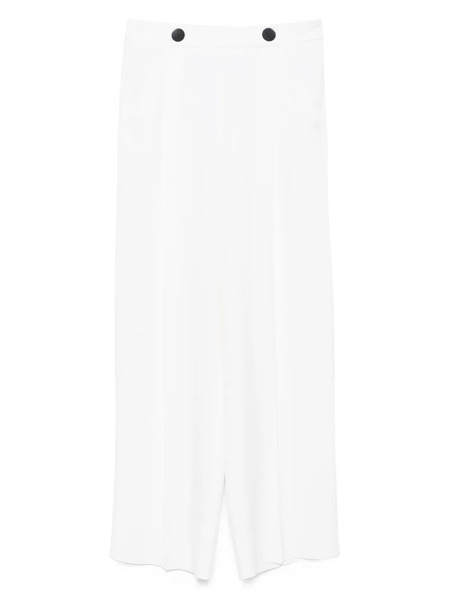  Giorgio Armani Button-fastening Silk Trousers - White 