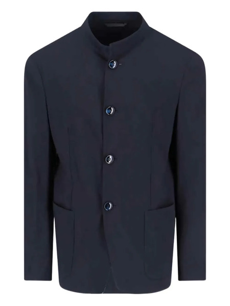  Giorgio Armani Button-up Jacket - Blue 