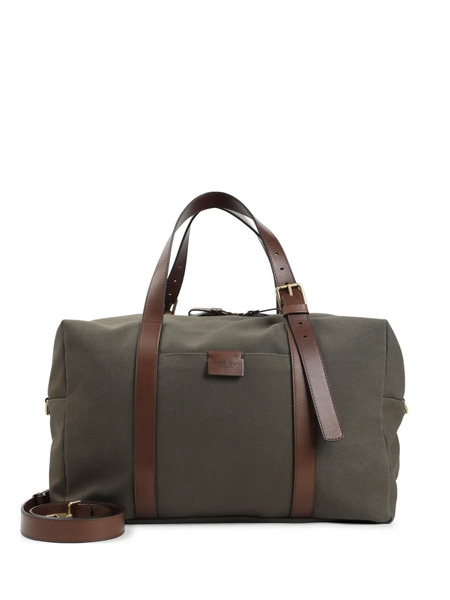  Giorgio Armani Canvas Holdall - Green 
