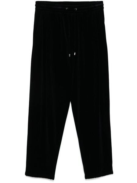  Giorgio Armani Chenille Drawstring Trousers - Blue 