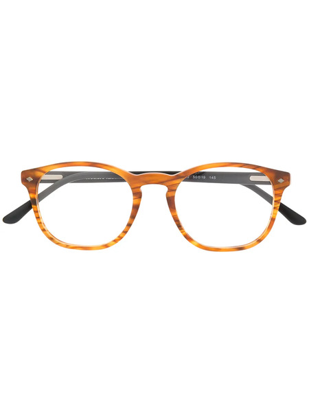  Giorgio Armani Classic Square Glasses - Brown 