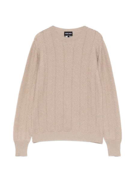  Giorgio Armani Crew-neck Sweater - Neutrals 