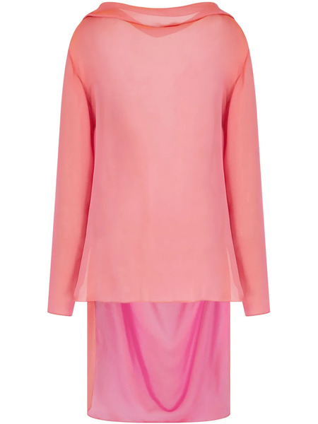 Giorgio Armani Drap-detailing Blouse - Pink 