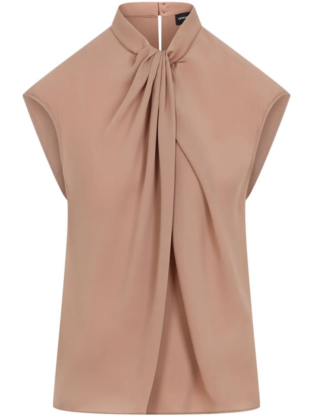  Giorgio Armani Gathered Blouse - Pink 