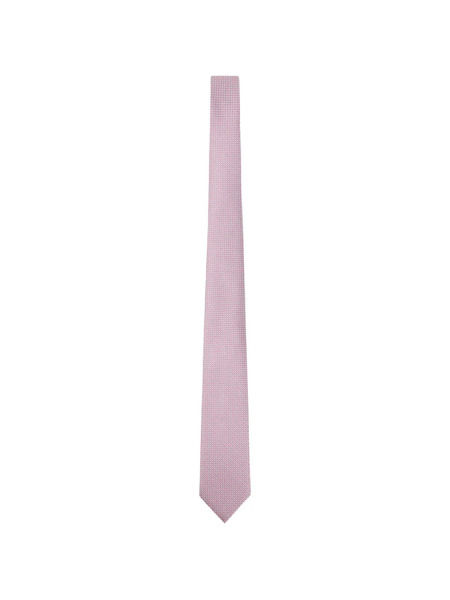  Giorgio Armani Geometric-pattern Tie - Pink 