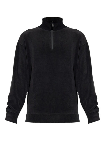 Giorgio Armani Half-zip Sweater - Black 
