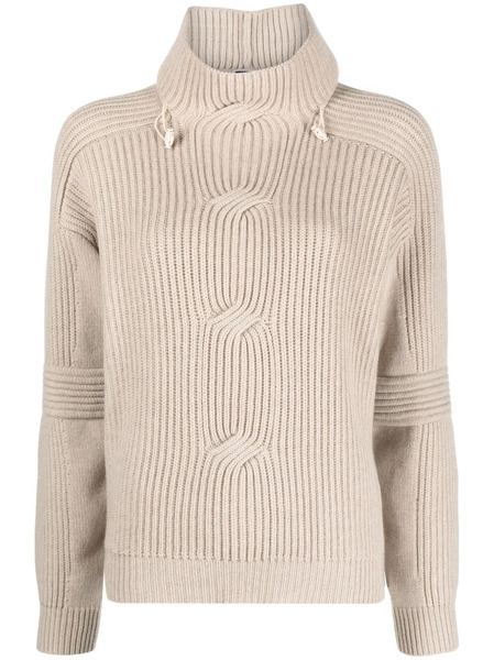  Giorgio Armani High-neck Cashmere Jumper - Neutrals 
