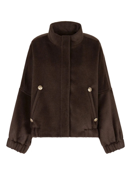  Giorgio Armani High-neck Jacket - Brown 