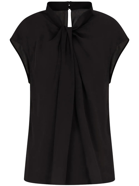  Giorgio Armani Knot Detailing Top - Black 