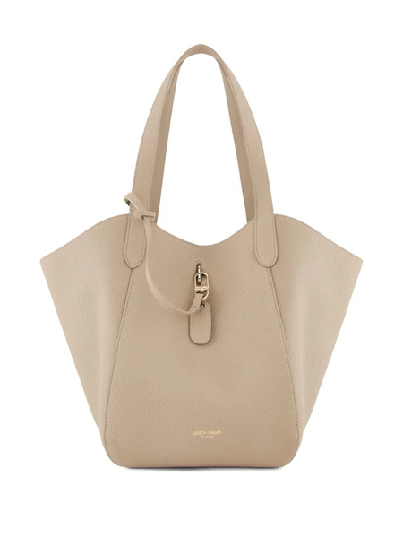  Giorgio Armani Leather Shoulder Bag - Neutrals 