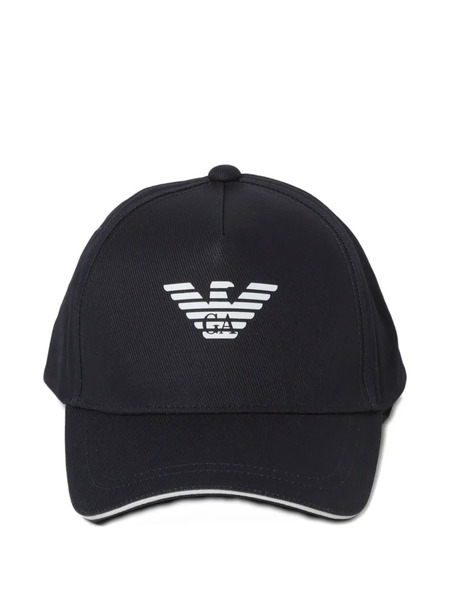  Giorgio Armani Logo Baseball Cap - Blue 