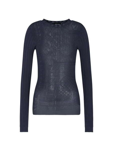  Giorgio Armani Long-sleeve Sweater - Blue 