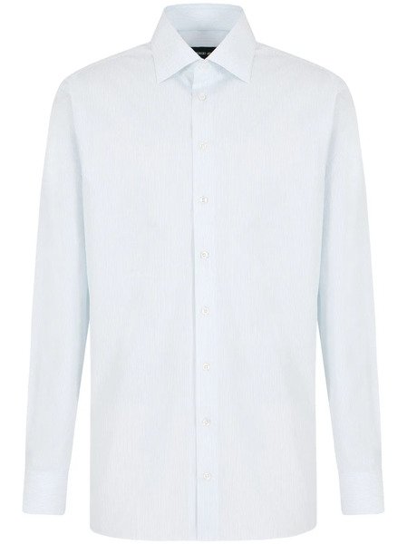 Giorgio Armani Micro-striped Shirt - White 
