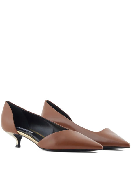  Giorgio Armani 35mm Cut-out Pumps - Brown 