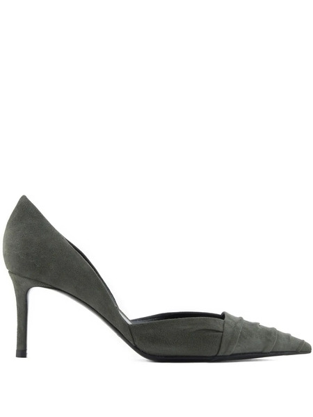  Giorgio Armani 70mm Pointed-toe Pumps - Green 