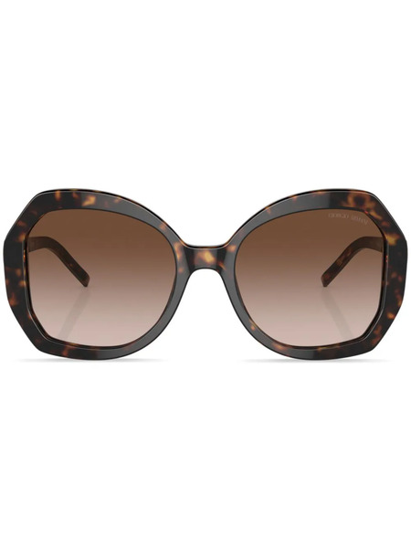  Giorgio Armani Oversized Tinted-lenses Sunglasses - Green 