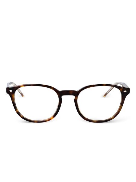  Giorgio Armani Pantos-frame Glasses - Brown 